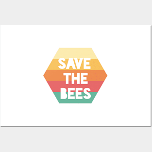 Save The Bees Beekeeper Gift Posters and Art